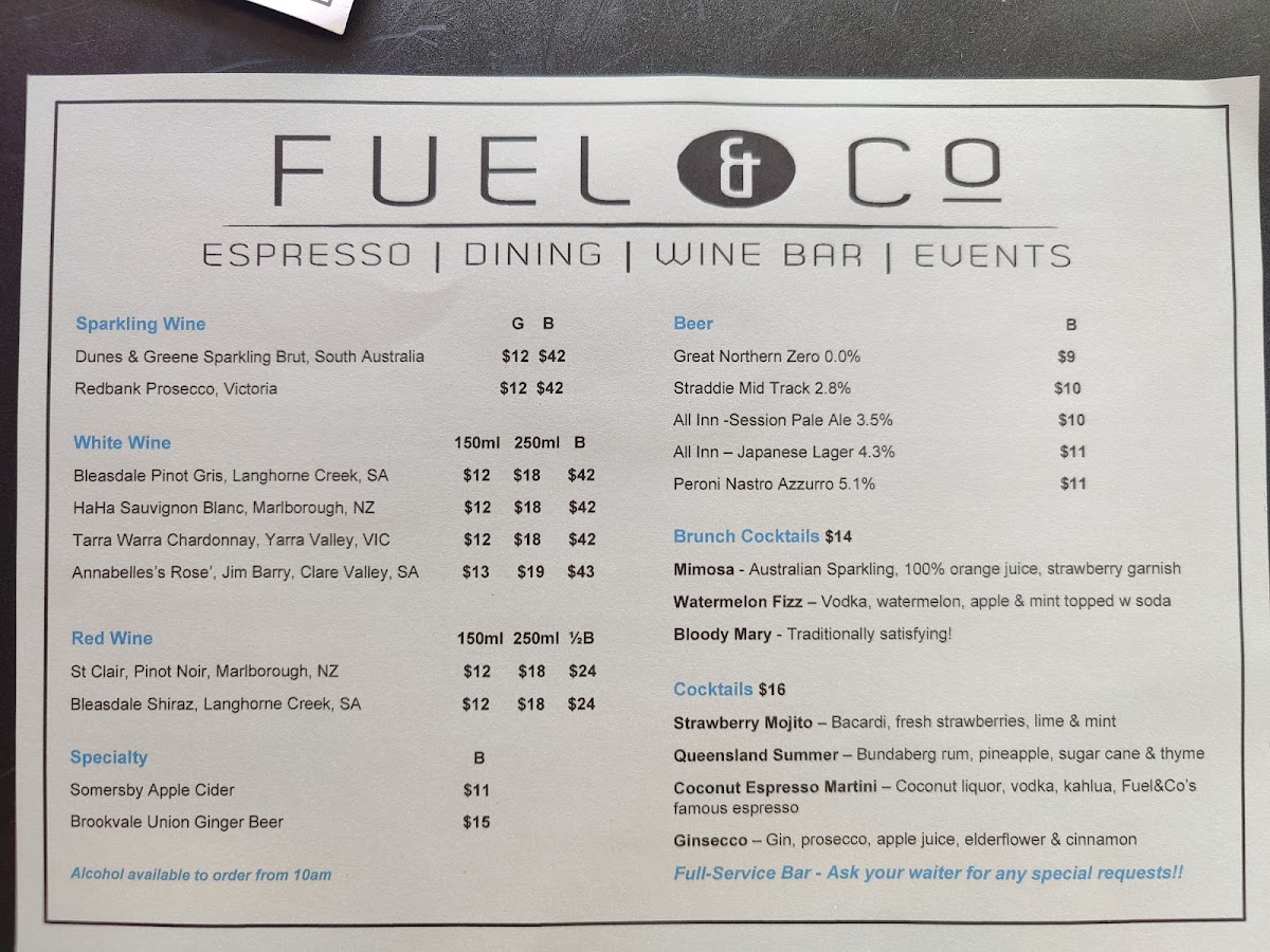Menu - Fuel & Co photo 10