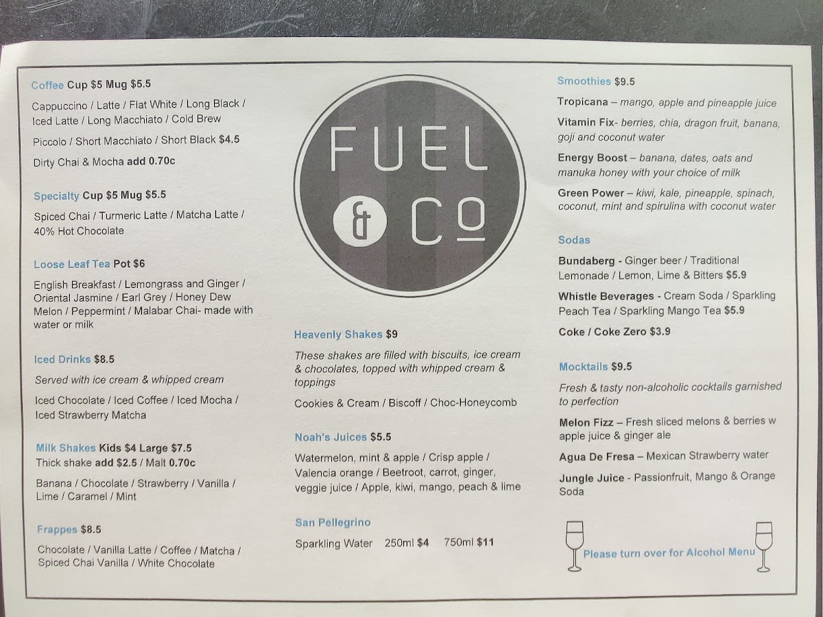 Menu - Fuel & Co photo 6
