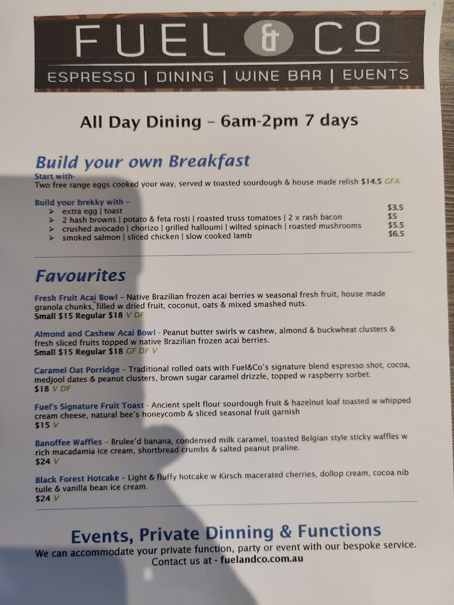 Menu - Fuel & Co photo 7